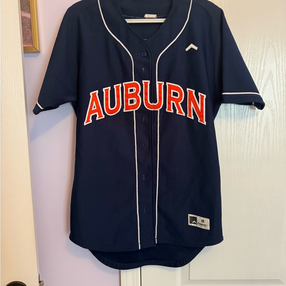 Auburn Navy Baseball Jersey